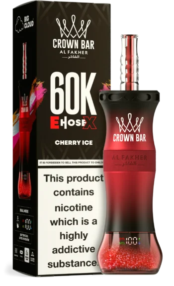 AL Fakher Crown Bar 60000 – Cherry Ice - 使い捨てVAPE製品画像 | vapes