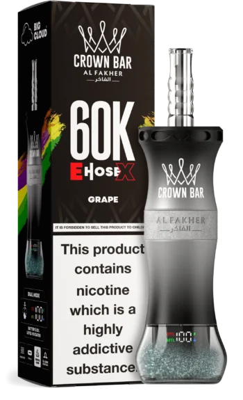 AL Fakher Crown Bar 60000 – Grape - 使い捨てVAPE製品画像 | vapes