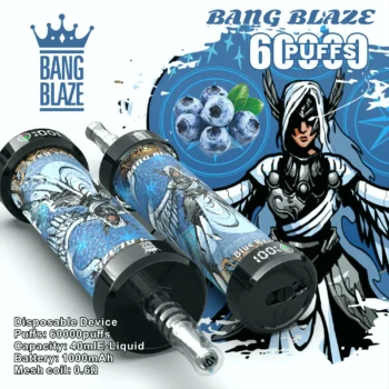 blue razz-Bang blaze 60k shisha VAPE