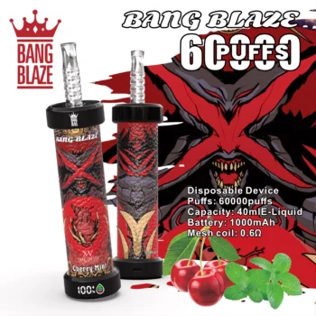 cherry mint-Bang blaze 60k shisha VAPE