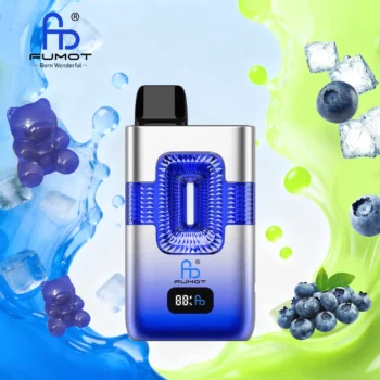 Fumot 50k ECO 2in1 – Blue Razz Gummy Bear & Blue Razz Ice Pop - 使い捨てVAPE製品画像 | vapes