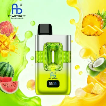 Fumot 50k ECO 2in1 – Peach Mango Watermelon & Pina Colada - 使い捨てVAPE製品画像 | vapes