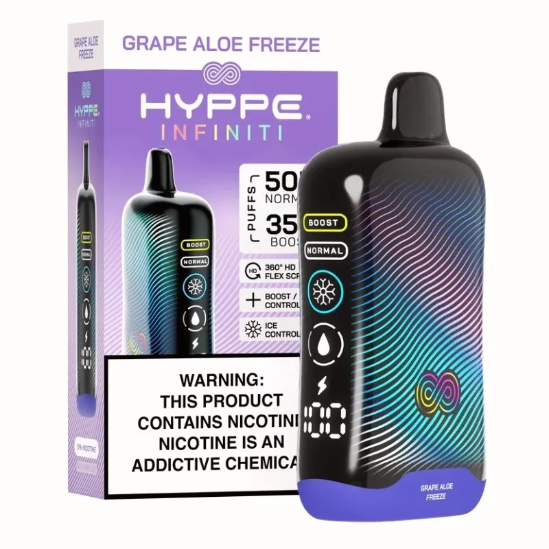 grape-aloe-freeze-Hyppe Infiniti 50K 50000 Puffs grape-aloe-freeze-Hyppe Infiniti 50K 50000 Puffs