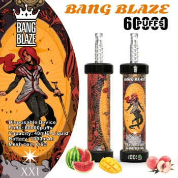 peach mango watermelon-Bang blaze 60k shisha VAPE