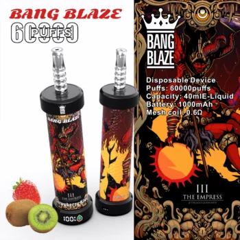 strawberry kiwi-Bang blaze 60k shisha VAPE