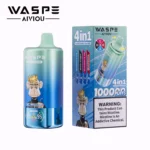 waspe 100k – Blueberry lce+Black Knight+Strawberry lce+Strawberry Watermelon