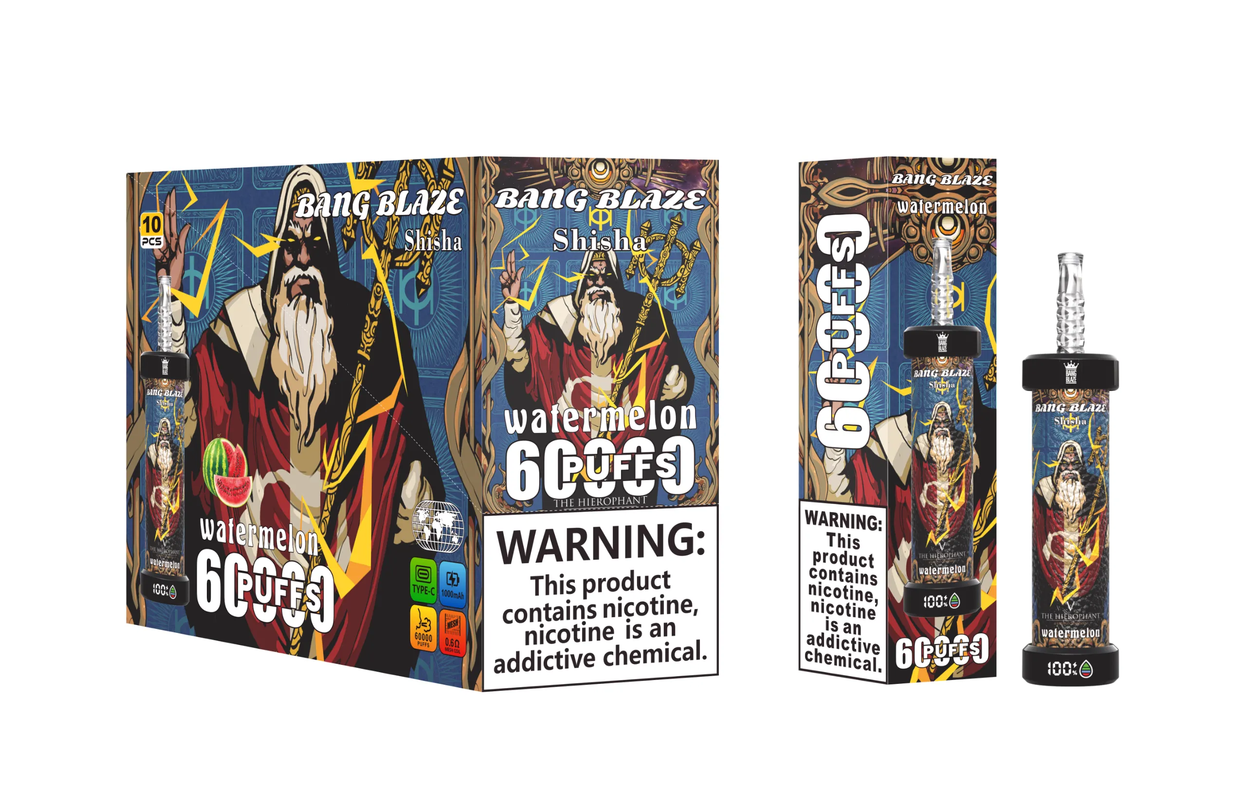 watermelon-Bang blaze 60k shisha vape watermelon-Bang blaze 60k shisha VAPE