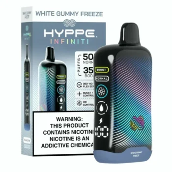 white-gummy-freeze-Hyppe Infiniti 50K 50000 Puffs
