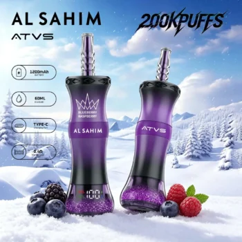 ATVS AL SAHIM 200000 Blueberry Raspberry - VAPE 製品画像