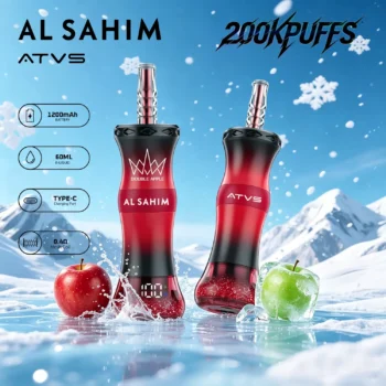 ATVS AL SAHIM 200000 Double Apple - VAPE 製品画像